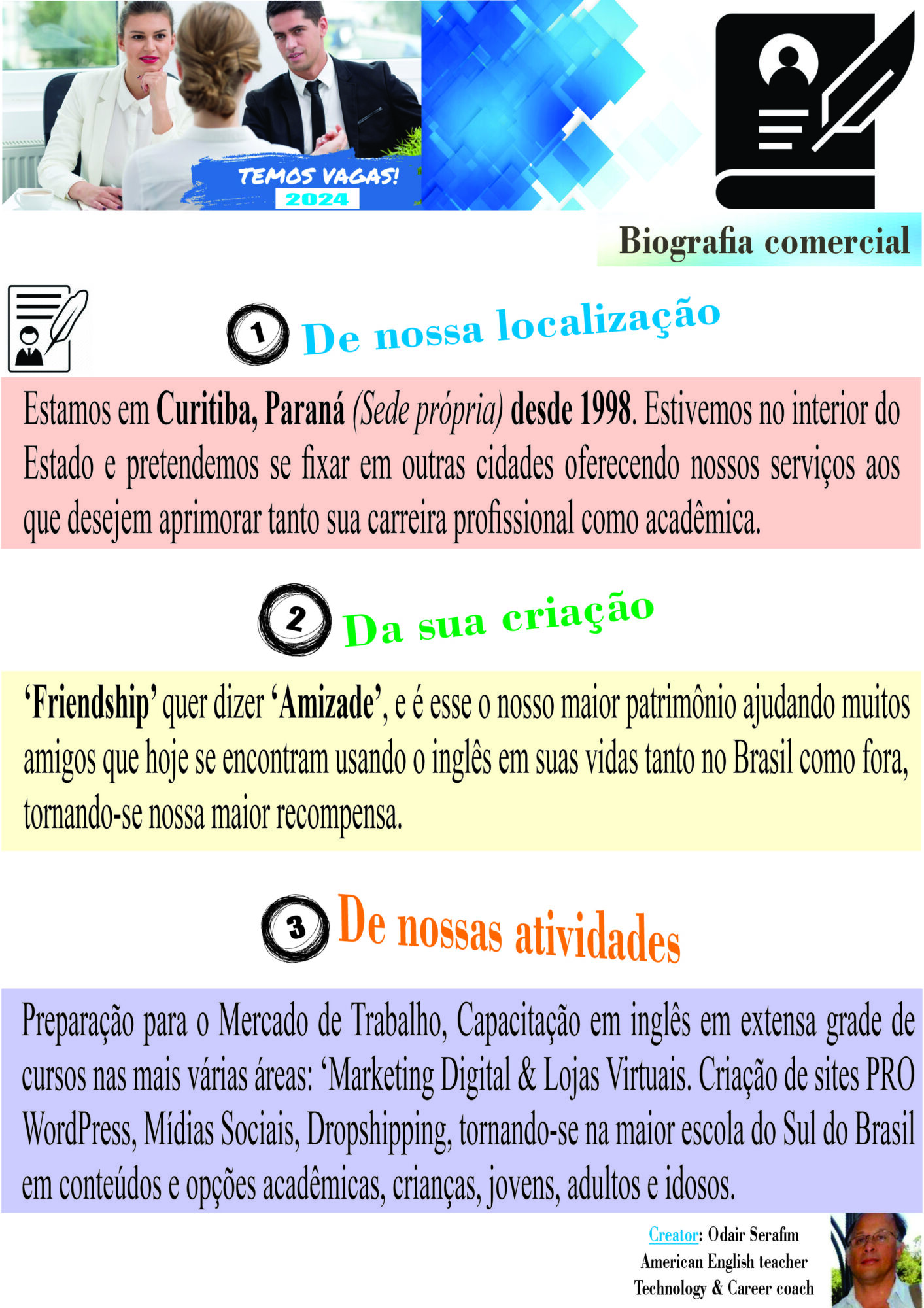 Nosssa biografia